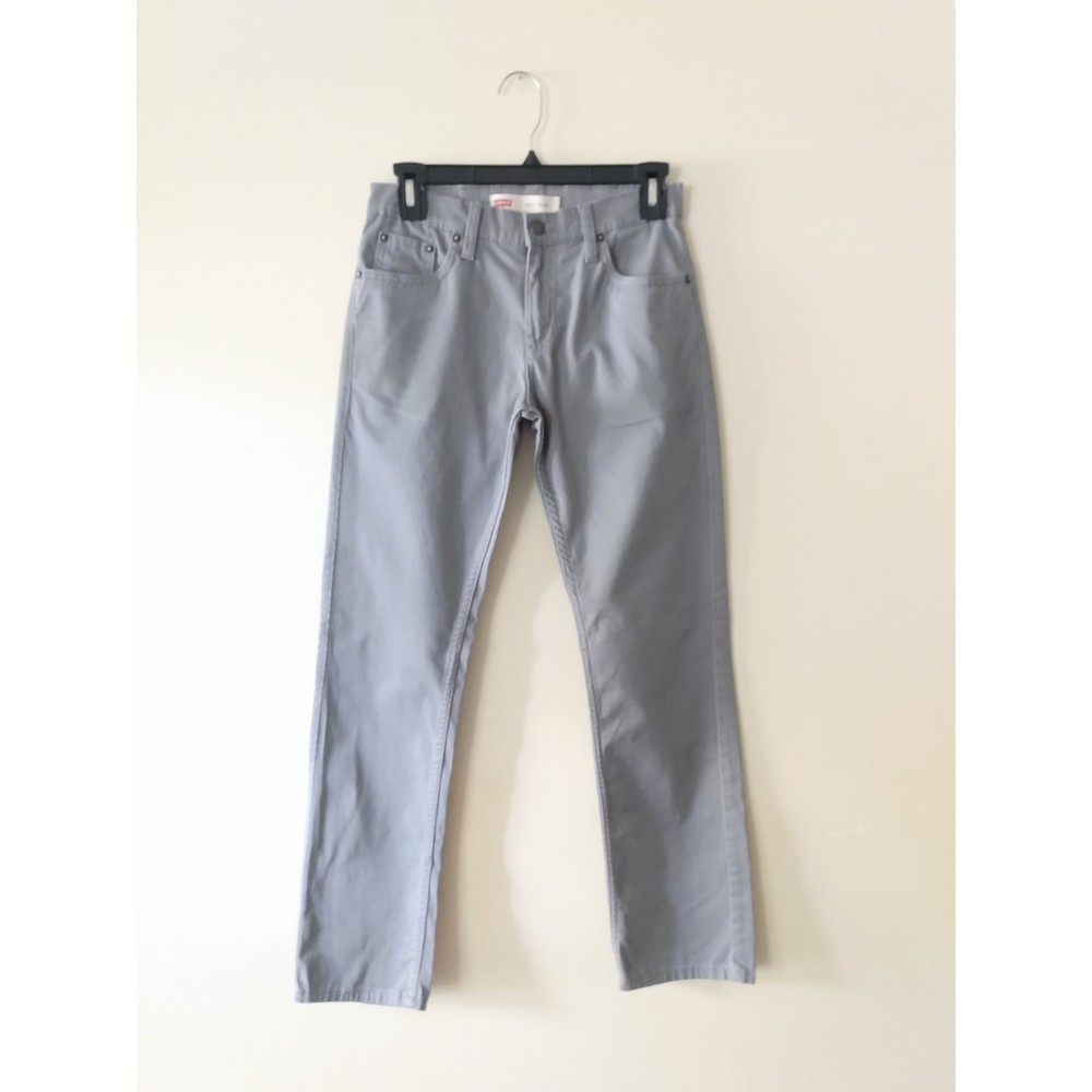 Levi's 511 Boys 14R Slim Denim Jeans Gray